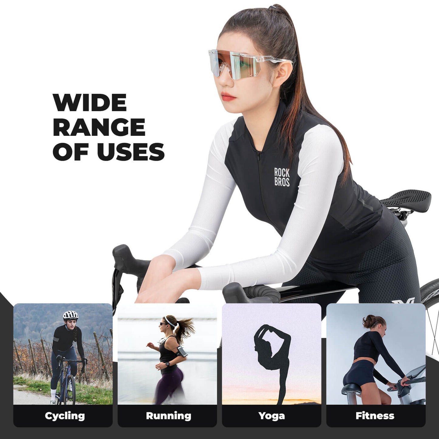 Women's Breathable Long-Sleeve Cycling Jersey