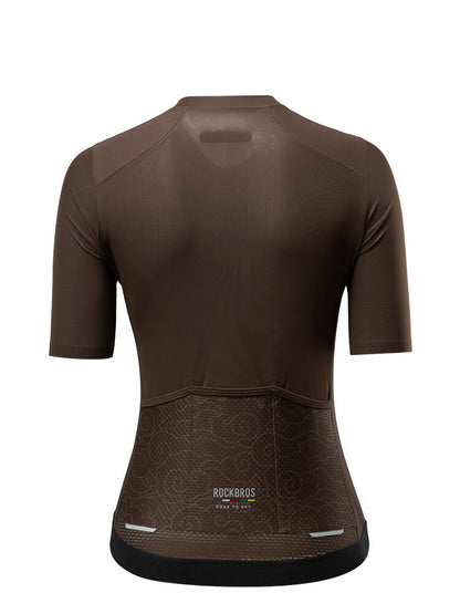 Women's ROAD-TO-SKY Quick-Drying Short-Sleeve Cycling Jersey