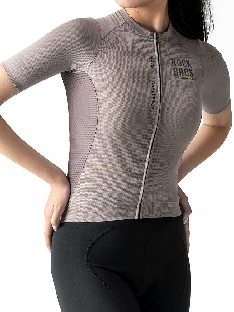 Women's ROAD-TO-SKY Quick-Drying Short-Sleeve Cycling Jersey
