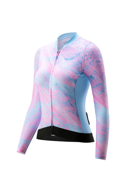 Women's TVI Long-Sleeve Cycling Jersey Sakura Mirage