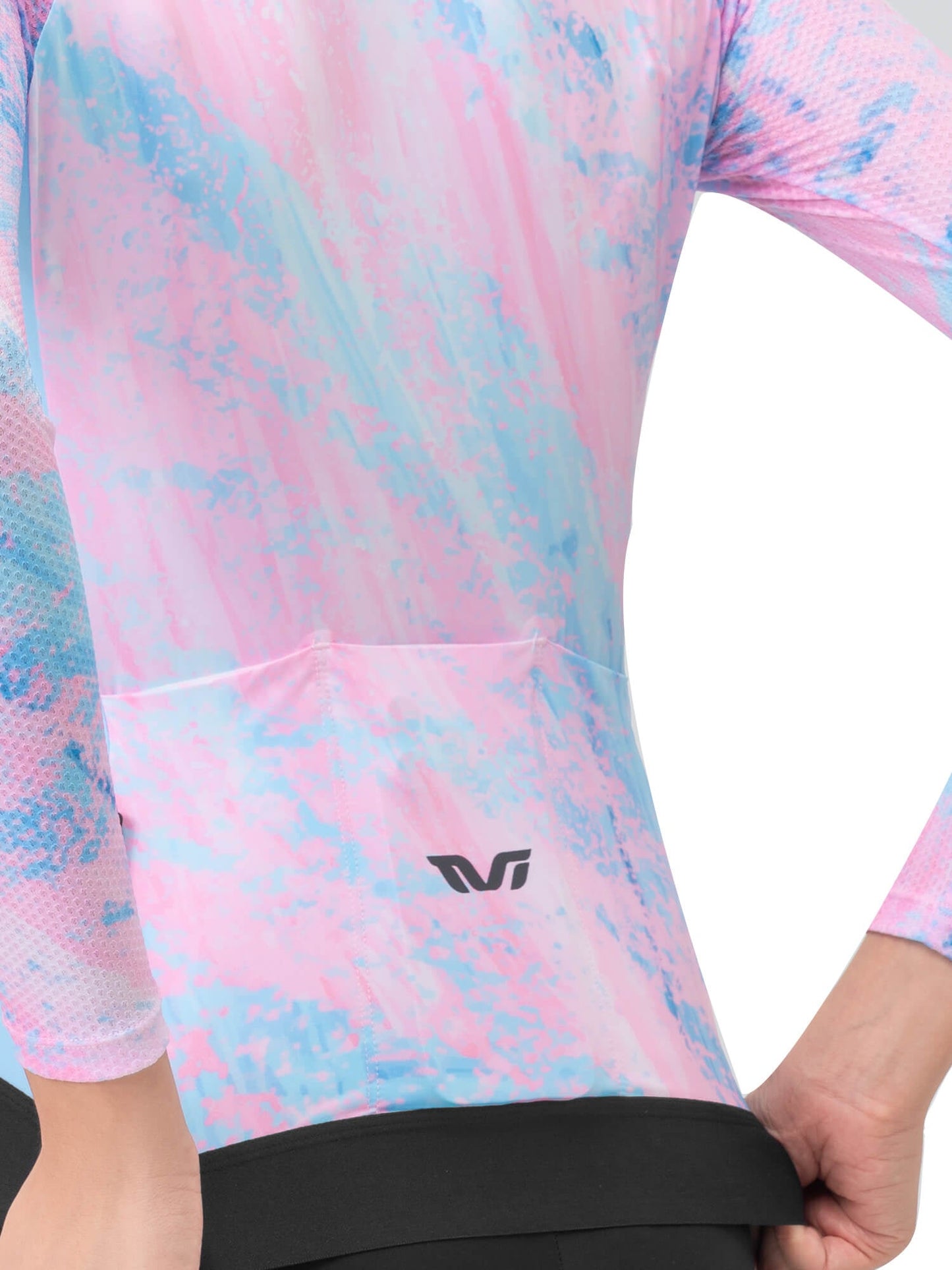 Women's TVI Long-Sleeve Cycling Jersey Sakura Mirage