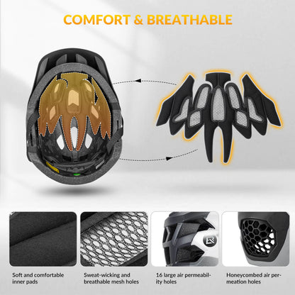 TS-61 Kids Full-Face Bike Helmet