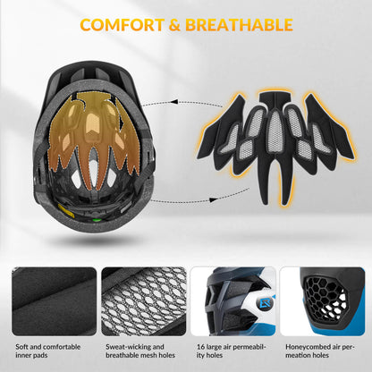 TS-61 Kids Full-Face Bike Helmet