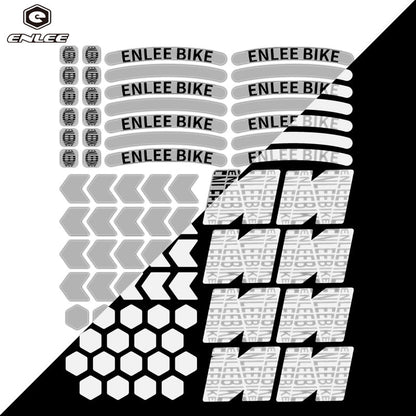 ENLEE Reflective Tape Sticker Multifunctional Bicycle Reflective Stickers for Night Cycling RS2401