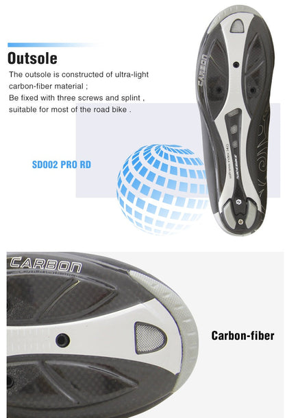 SD002 PRO RD Shoes- Black&Sliver