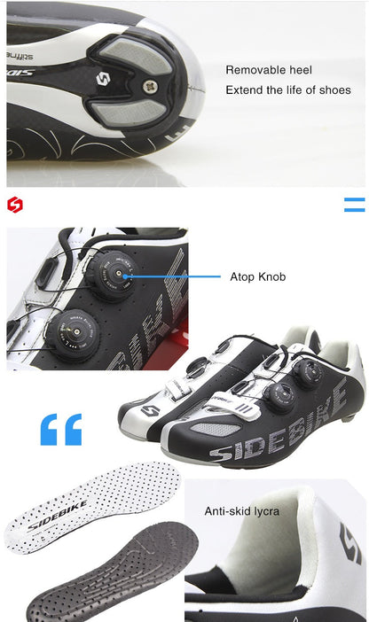 SD002 PRO RD Shoes- Black&Sliver