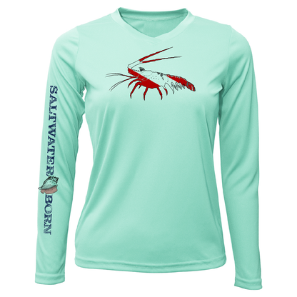 Florida Lobster Long Sleeve UPF 50+ Dry-Fit Shirt