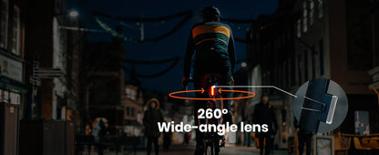 Magicshine Tail Light SEEMEE 50 V2.0, Rear Bike Light with USB C Rechargeable, 50 Lumen IPX6 Waterproof Bicycle Tail Lights for Night Riding, Smart Cycling Safety Bike Taillights