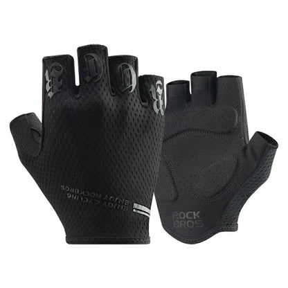 Half-Finger Cycling Gloves with SBR Shock-Absorbing Palm Pads