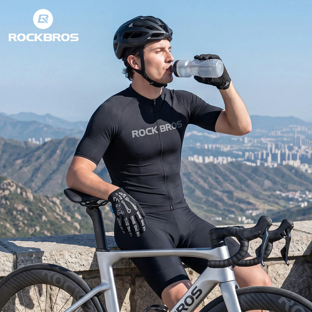 Full Finger Cycling Gloves Padded Touchscreen