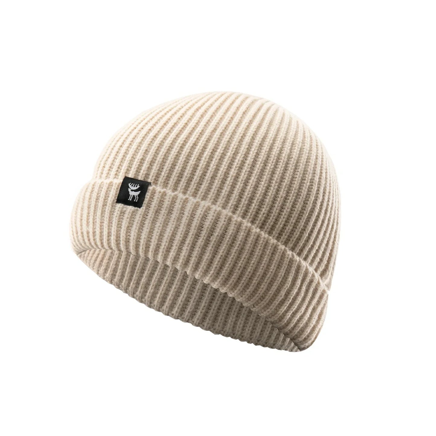 Slouchy Knit Beanie for Men Women Warm Knitted Winter Hat