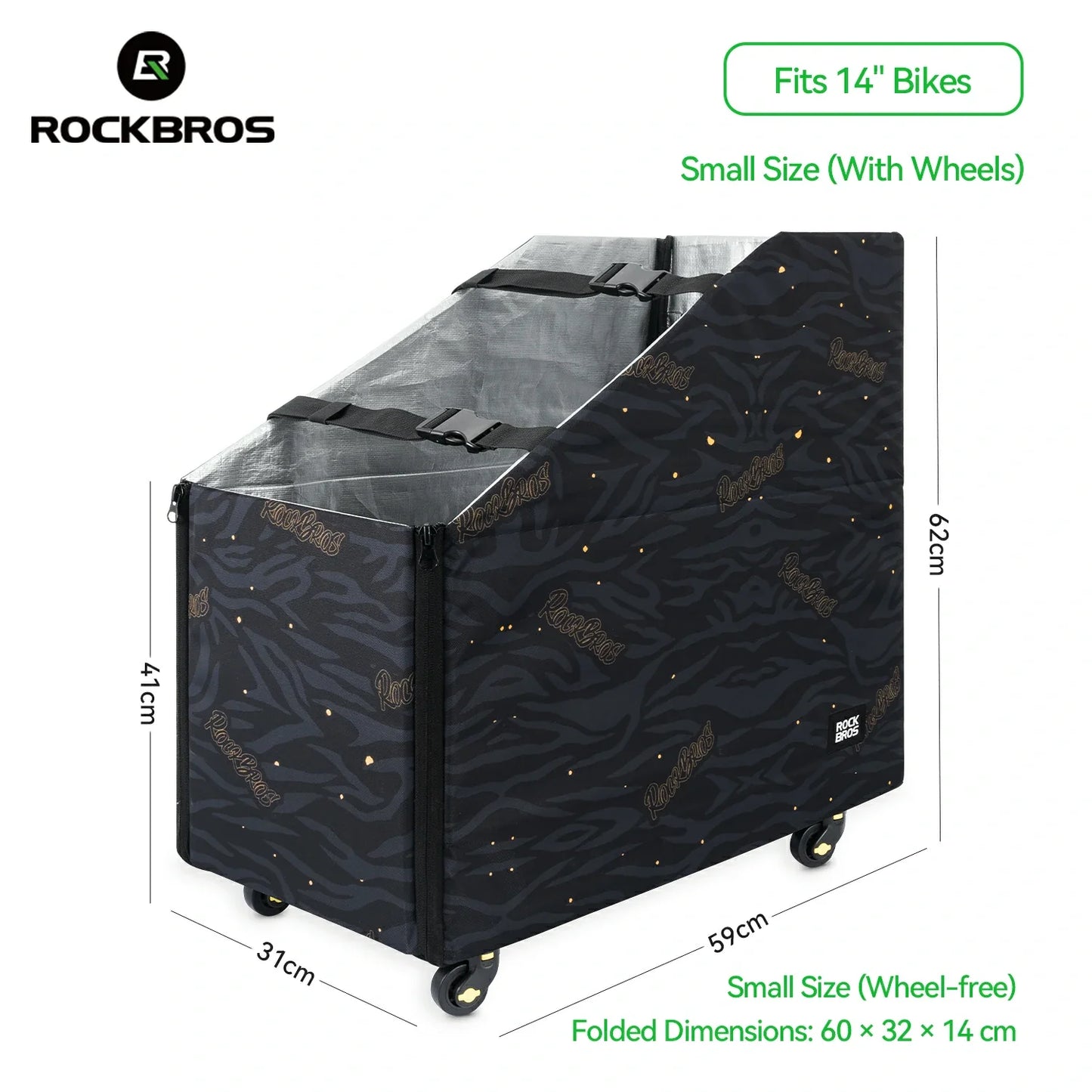 Folding Bike  Travel Case Fits 14"-22" Folding Bikes