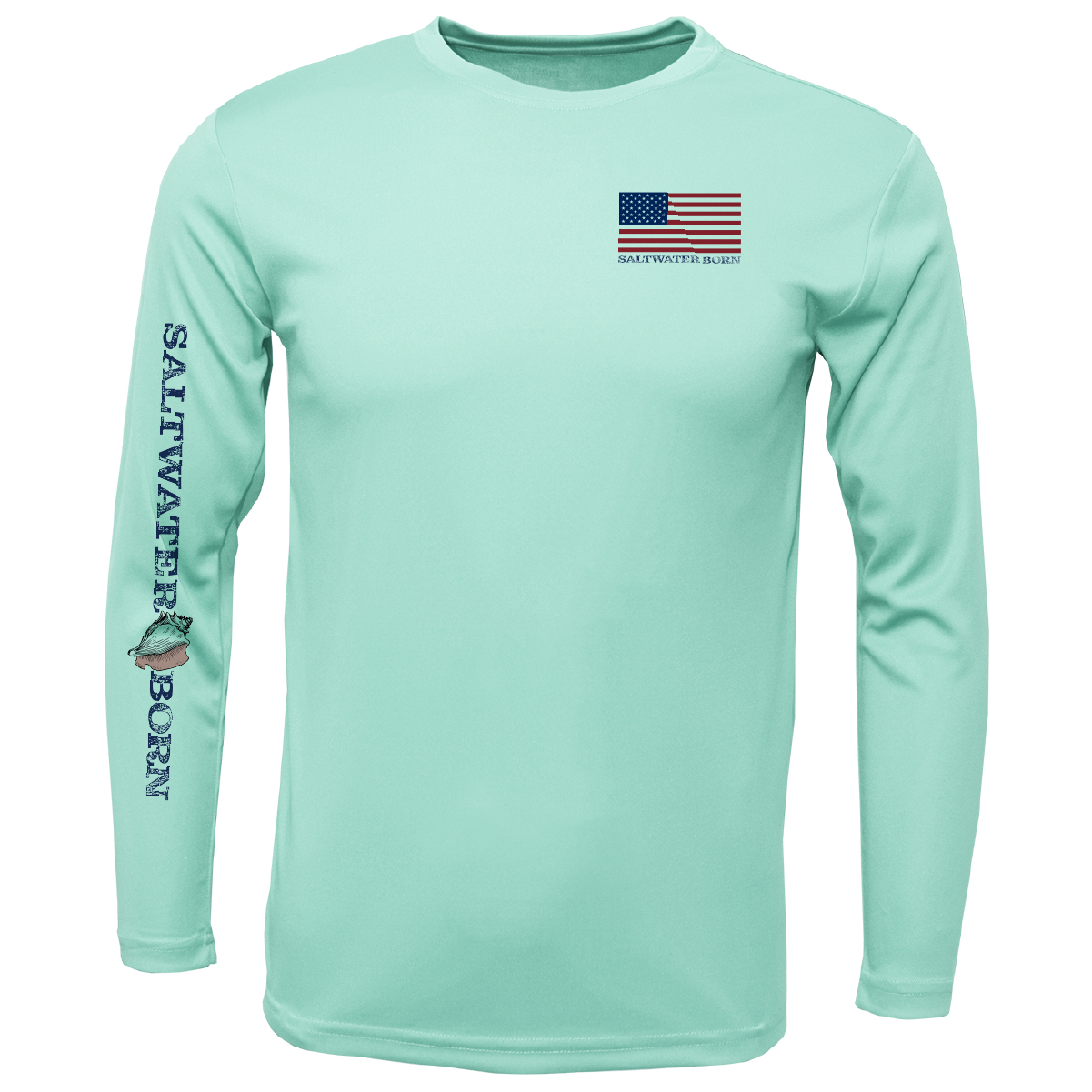 USA Trout Long Sleeve UPF 50+ Dry-Fit Shirt