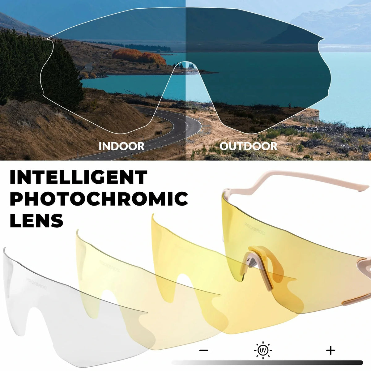 Agile Snake Photochromic Sports Sunglasses