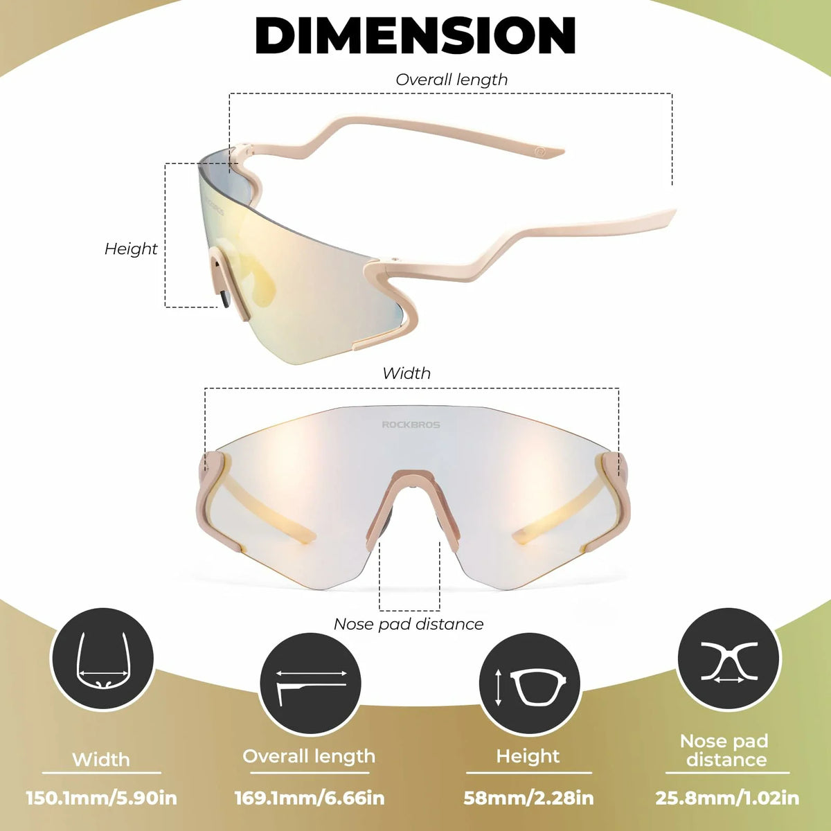 Agile Snake Photochromic Sports Sunglasses