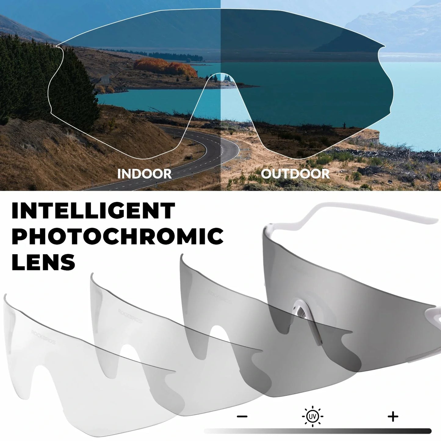 Agile Snake Photochromic Sports Sunglasses