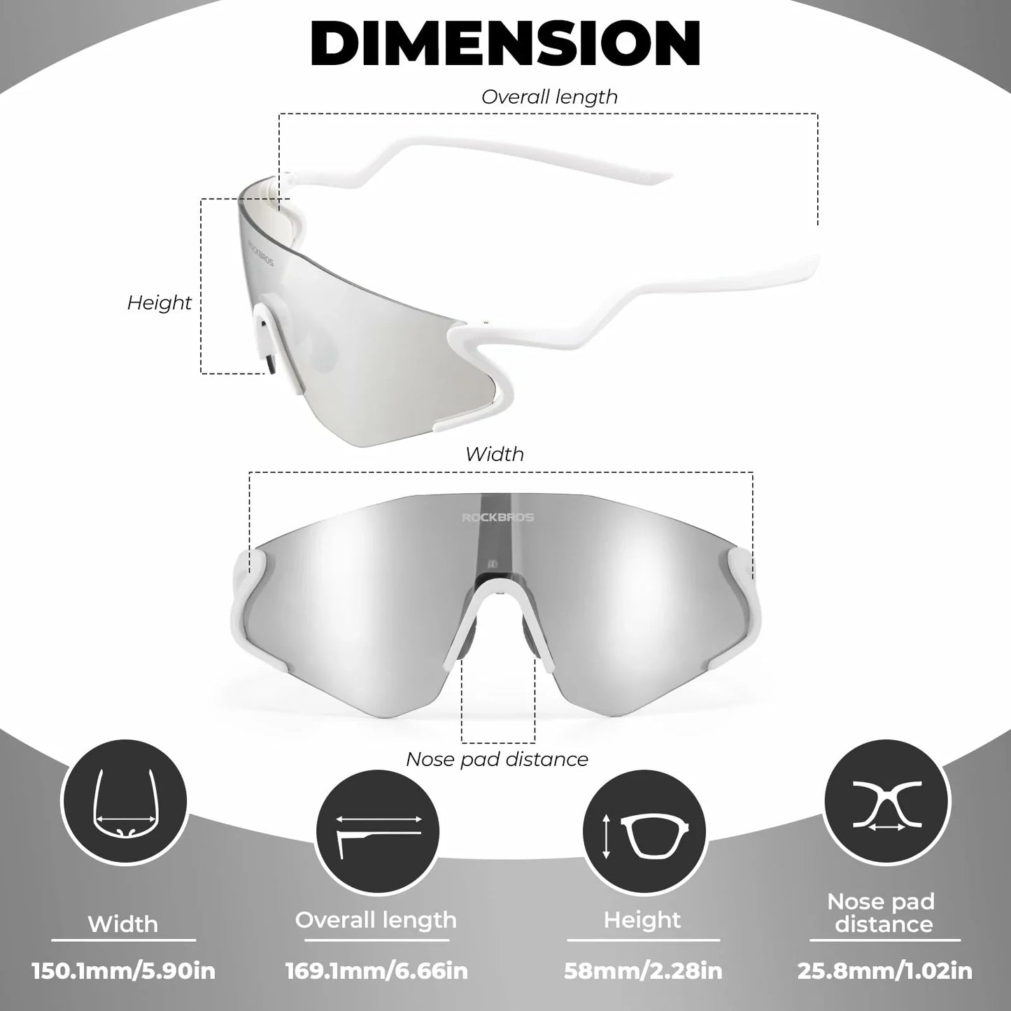 Agile Snake Photochromic Sports Sunglasses