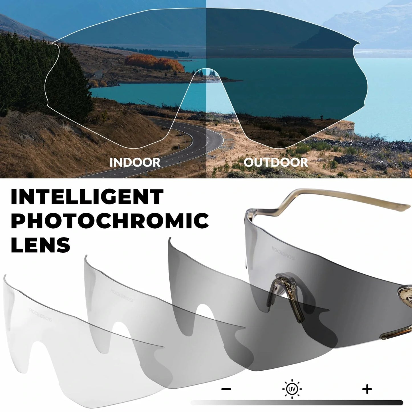 Agile Snake Photochromic Sports Sunglasses