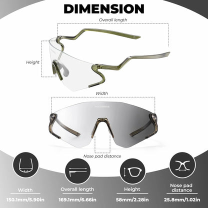 Agile Snake Photochromic Sports Sunglasses