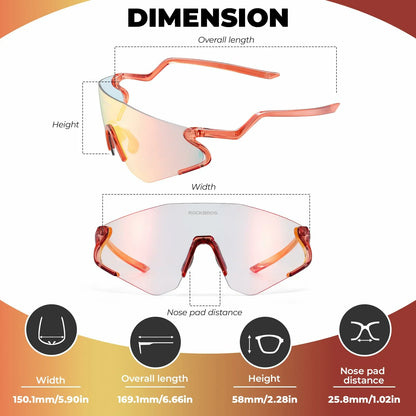 Agile Snake Photochromic Sports Sunglasses