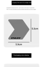 ENLEE 12pcs Lightweight MTB Bicycle Wheel Rim Reflective Stickers Bike Rim Safety Reflector