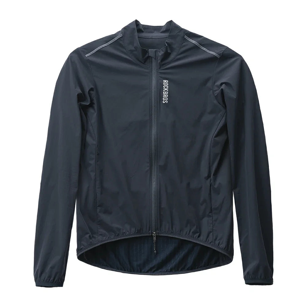 Foldable Windproof Cycling Jacket UV Protection for 50–77 °F