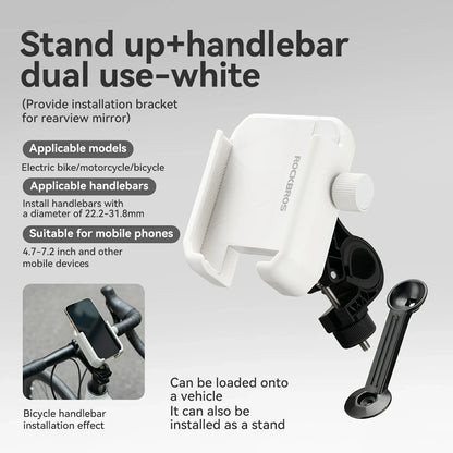 Bike Phone Holder Half Wrap Anti-Overload for 4.7-7.2''