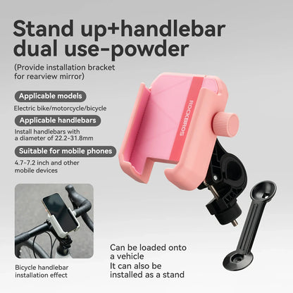 Bike Phone Holder Half Wrap Anti-Overload for 4.7-7.2''