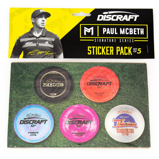 Paul McBeth Sticker Pack - One Sheet of 5 Stickers