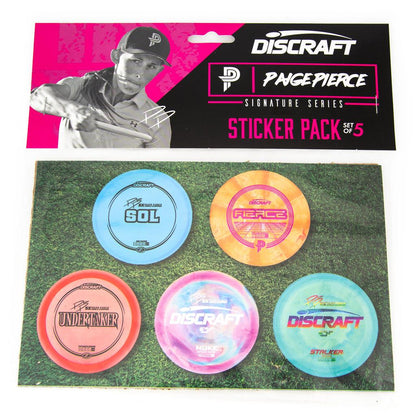 Paige Pierce Sticker Pack - One Sheet of 5 Stickers
