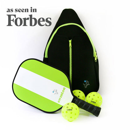 Pickleball Starter Bundle - Black Sling Bag Combo