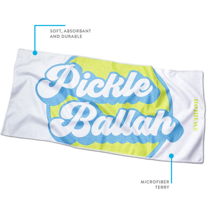 Pickleball Sports Towel White
