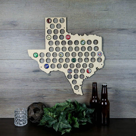 Texas Beer Cap Map