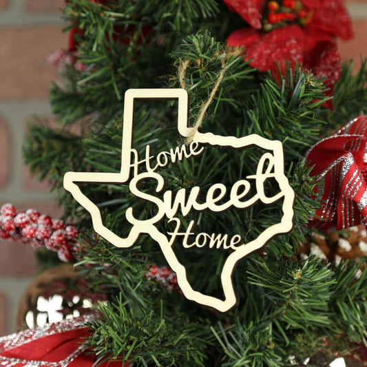 Texas Home Sweet Home Ornaments