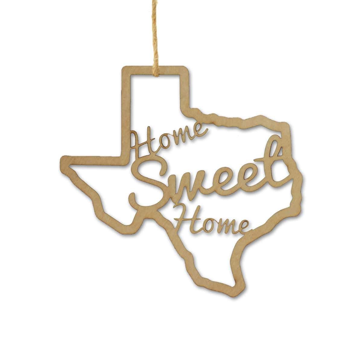 Texas Home Sweet Home Ornaments
