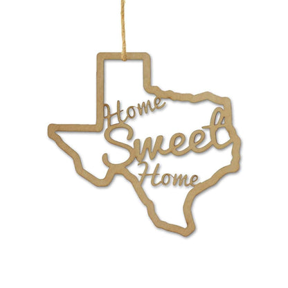 Texas Home Sweet Home Ornaments