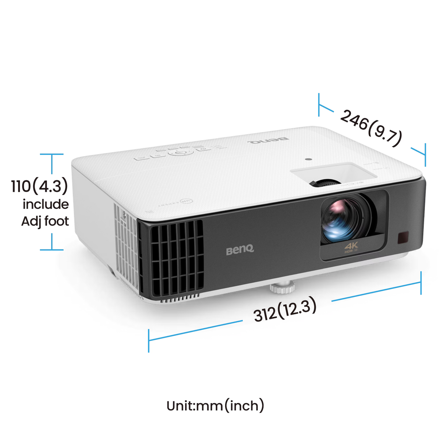 BenQ TK700ST 4K HDR 3000lm Short Throw Golf Projector