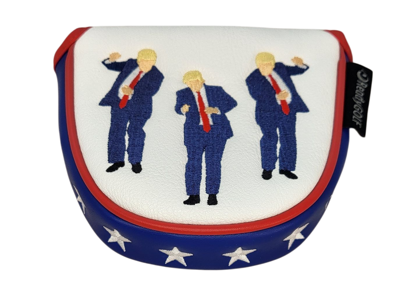Trump Birdie Dance Embroidered Putter Cover by ReadyGOLF  -  Mallet