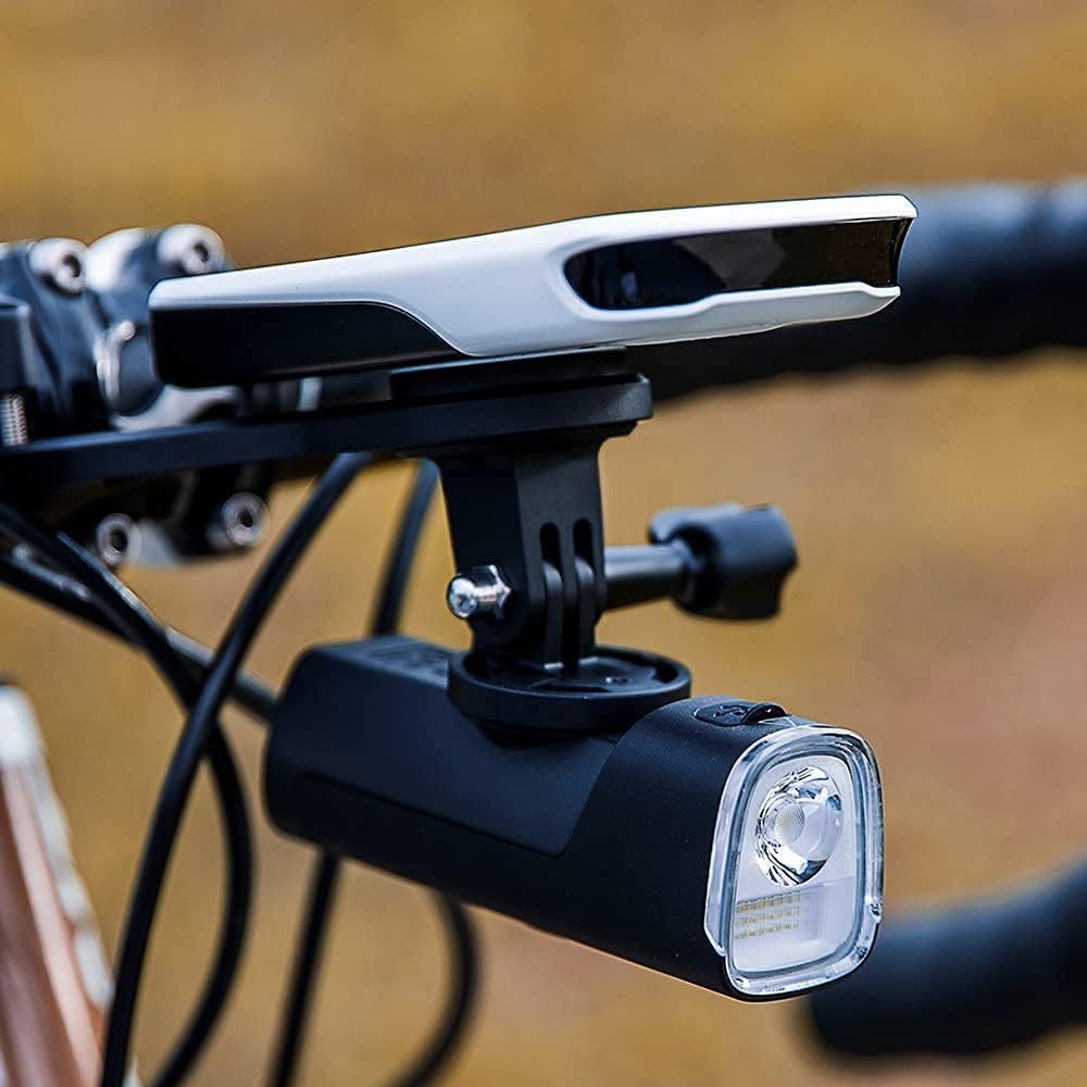 Magicshine Out Front Mount, Compatible with Garmin Computers, Bike Front Lights, GPS, etc. Compatible with Wahoo, Polar, Bryton Devices.