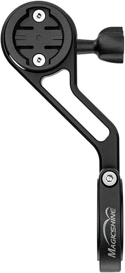 Magicshine Out Front Mount, Compatible with Garmin Computers, Bike Front Lights, GPS, etc. Compatible with Wahoo, Polar, Bryton Devices.