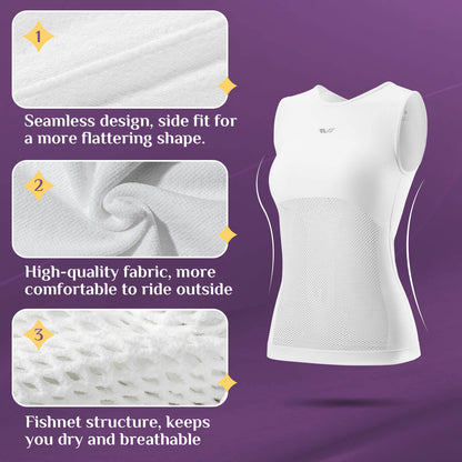 TVI Women's Cycling Ultralight Jersey Sleeveless