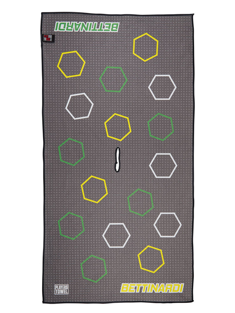 Bettinardi - 2021 Dancing Open Hex Players Towel - Grey