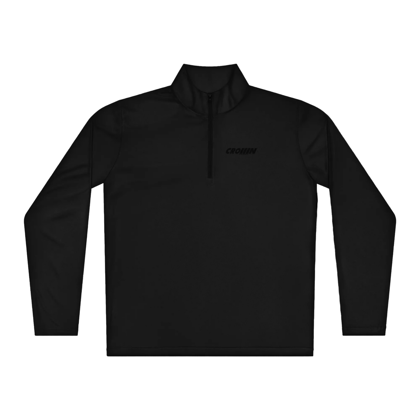 CROWN ATHLETICA™ /// Quarter Zip (BLACK)