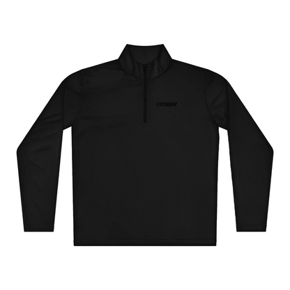 CROWN ATHLETICA™ /// Quarter Zip (BLACK)
