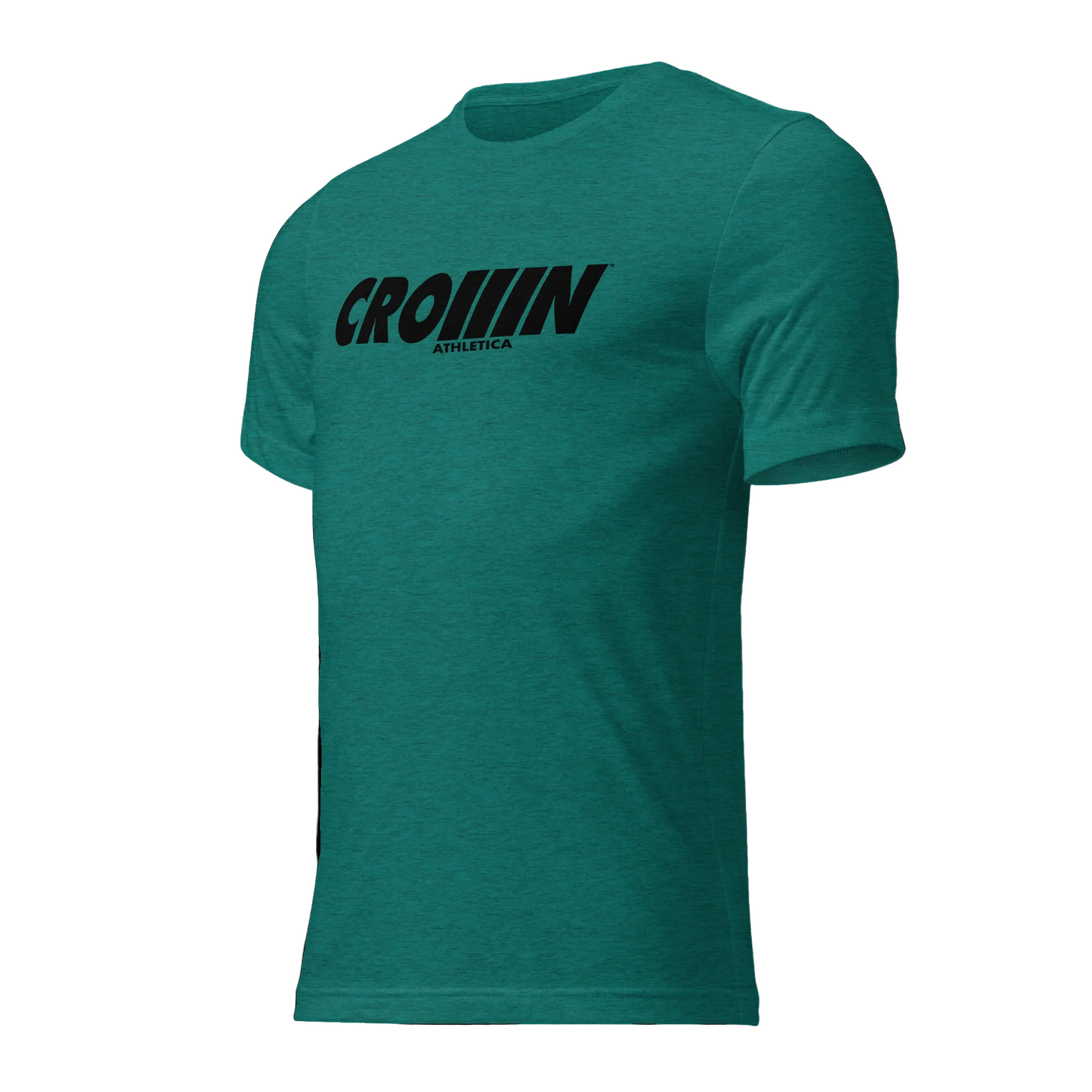 CROWN ATHLETICA /// Cross-chest Logo Shirt (GREEN)