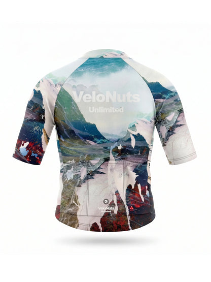 Men's Cycling Jersey Terrain Blocks