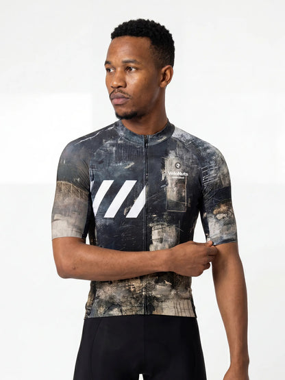 Men's Cycling Jersey Urban Camo