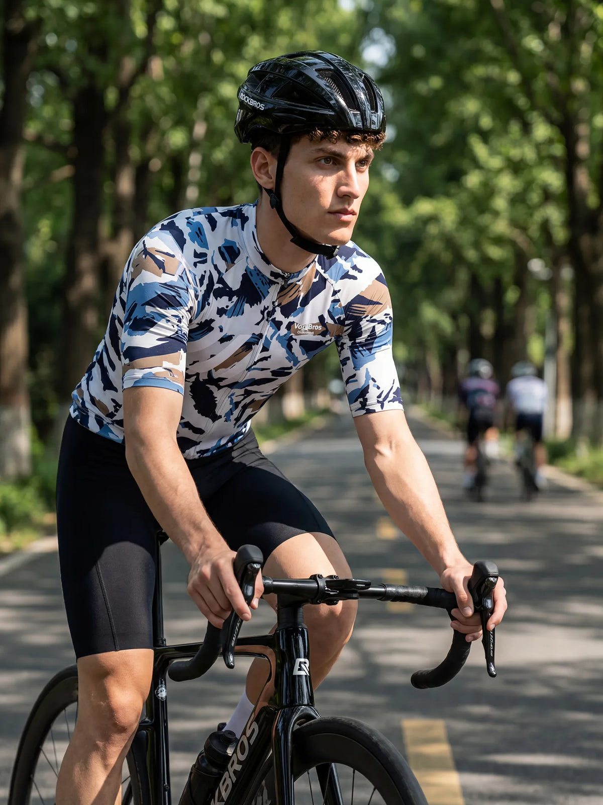 Men's Cycling Jersey Urban Camo