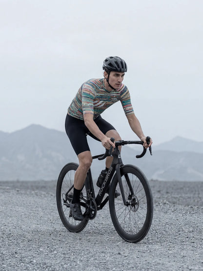 Men's Cycling Jersey Retro Signal