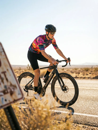 Men's Cycling Jersey Retro Signal